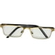 thumbnail image 4 of Gafas de lectura unisex con bloqueo de luz azul, gafas de presbicia portátiles de metal para personas mayores, bronce (+150), 4 of 8