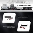 thumbnail image 2 of Rc Techo del Coche Led Barra de Luz 70mm Reflector de Luz para 1/10 Trxxas Trx4 Trx6 G63 para Axial Scx10 D90 Crawler, 2 of 5