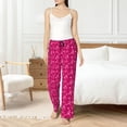 thumbnail image 4 of Pajama Pants Women, Breast Cancer Awareness6 Sweatpants Soft Sleep Lounge Pants, Casual PJ Bottoms Pants with Pockets, 4 of 7