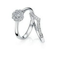 thumbnail image 3 of Gleaming Diamond Wedding Set 1/2 Carat Diamond on 10k White Gold, 3 of 4