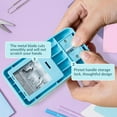 thumbnail image 5 of Tab Punch Handheld Folder Punch Loose Leaf Separator Label Punch Craft Paper Punch Cutter Puncher, Round, 5 of 7