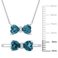 thumbnail image 2 of Everly Women's Topaz 10k White Gold Jewelry Set, 2 of 8