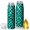 Cyan and Black Wavy Checkered Pattern, variant on Yellow and Black Wavy Checkered Bullet Tumbler, Vacuum Insulated Reusable Thermal Bottle Bpa-free Pc Lid Gifts Ideas for Birthday Holiday Party