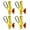 Yellow, variant on 4Pcs Outdoor Tent Guide Rope Reflective Tent Guy Rope Camping Guylines Ropes for Climbing, Hiking, Backpacking