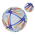 thumbnail image 2 of Training Soccer Ball PU No. 5 Symbol Highly Elastic Inflatable Football for Outdoor Sports Adults, 2 of 12