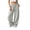 Light Gray #281, variant on Women's Baggy Wide Leg Pants High Waisted Elastic Waist Casual Loose Sweatpants Solid Color Lounge Trousers with Pockets