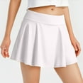 thumbnail image 2 of JIKNTTR Womens Skort Tennis Skirt Slim Women's Sports Pleated Tennis Skirt Lightweight Athletic Golf Skorts Skirts For Women With Pockets Flared Skater Skirts, 2 of 8