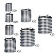 thumbnail image 4 of 140Pcs Thread Repair Inserts for Automotive Engine Repair Stainless Steel, 4 of 8
