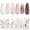 Nude Essence, variant on modelones Ethereal Green Gel Nail Polish Set - 6 Colors Mermaid Lagoon Dark Green Gel Polish Kit Turquoise Glitter Gel Polish Soak OFF LED Spring Summer Manicure Nail Art Gel Salon DIY Gift