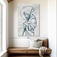 thumbnail image 2 of Elephant Stock Jesus The Good Shepherd Wall Art - Vertical Canvas Wall Art - Living Room Wall Decor - Religion And Spirituality Canvas - Gray And Blue Decor - 34" x 51", 2 of 8