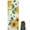 White Sunflower Green, variant on Black Sunflower White Flower Pattern Hot Yoga Mat Towel Non Slip for Hot Yoga - Quick-Drying Yoga Mat Cover with 4 Corner Pockets with Travel Bag - Hot Yoga Towel Non Slip 70"x26"