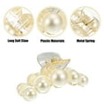thumbnail image 4 of Unique Bargains 1pc Plastic Hair Claws Hair Clips Hair Barrettes for Women White 3.98''x2.01''x1.93'', 4 of 7