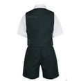 thumbnail image 5 of Black Boy Infant & Toddler Formal Eton Easter Vest Shorts Suit S M L XL 2T 3T 4T, 5 of 5