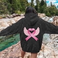 thumbnail image 4 of Cancer Awareness Hoodie 2025 Sparkle Glitter Hoodies with Pockets Hooded Sweatshirt Hoodie Women Pullover, 4 of 6