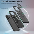 thumbnail image 6 of Cover For iPhone 12 Pro Max, Case with Kickstand,MagSafe Compatible Case with Built-in Camera Cover,Slim Shockproof Dustproof Case Cover, black, 6 of 7