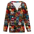 thumbnail image 4 of DuoJiaJ Cardigan pour Femmes, Cardigan à Boutons Imprimé de Noël Automne et Hiver à la Mode, 4 of 4