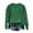 Green, variant on Women's Casual Long Sleeve Crewneck Sweatshirt Soft Comfy Loose Fit Pullover Top for Everyday Wear Black Black on