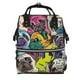 thumbnail image 1 of Easygdp Colorful Pug para Bolsa de Bebé de Gran Capacidad con Múltiples Bolsillos, Bolsa de Pañales para Padres, Bolsa de Viaje Organizada y Elegante, 1 of 6