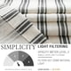 thumbnail image 4 of Cortinas Jinchan a Rayas de Lino para Cocina 62x61 cm 2 Paneles, 4 of 8