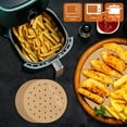 thumbnail image 5 of 8 inch Air Fryer Parchment Paper Sheets, 100 Pcs - Non-Stick Liners, 5 of 5