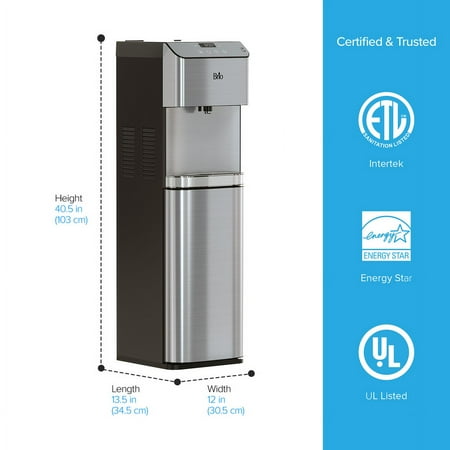 Brio 700 4-Stage Filtration Reverse Osmosis Touch-Less Water Cooler Dispenser