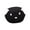 Black dog, variant on Animal Footstool Portable with Soft Padded Cushion for Living Room Home Gift Pink Pig