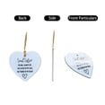 thumbnail image 4 of SugarBloom 2D Never Forget The Difference You Made Heart-Shaped Plaque Keepsake Ornament, Valentine's Day Thank You Gift for Colleagues Friends, Farewell Appreciation Gift,H, 4 of 4