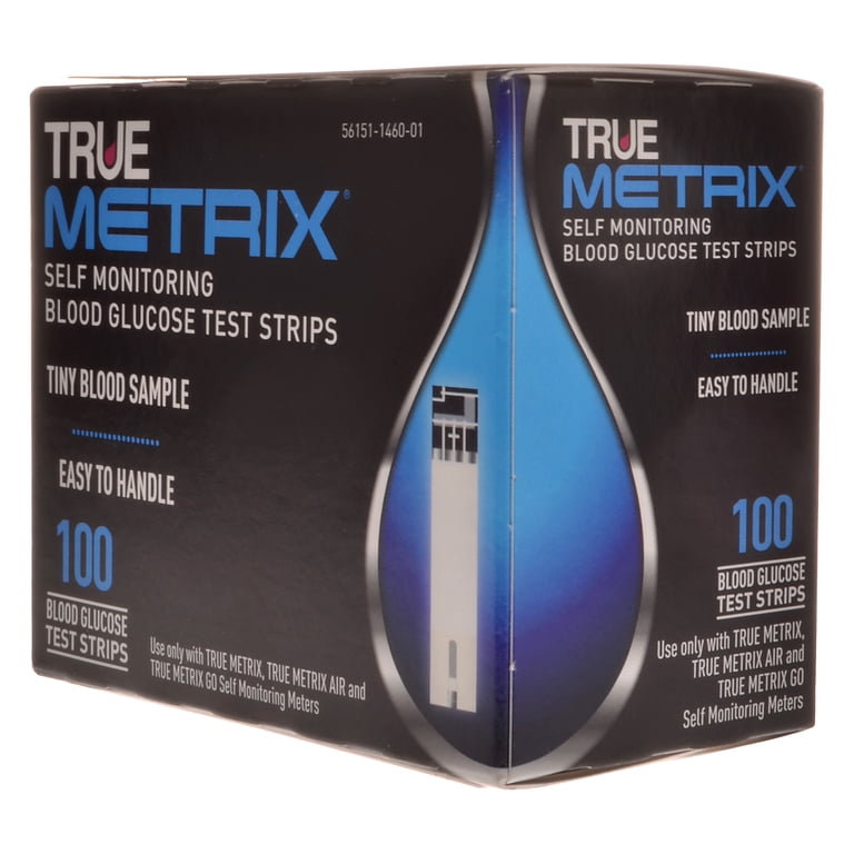 TRUE METRIX Self Monitoring Blood Glucose Test Strips, 100 Count