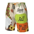 thumbnail image 4 of Salouo Gnome Happy Fall Pattern Swim Trunks for Men,Men's Hawaiian Bathing Suit Swimsuits Quick Dry Swimming Board Shorts Beach Shorts with Pockets-Large, 4 of 6