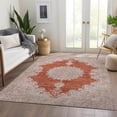 thumbnail image 6 of Addison Rugs Mayfield Premium Machine Washable Traditional Oriental Rust Rectangle Rug, 9' x 12', 6 of 6