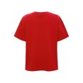 thumbnail image 4 of Jhaoyu Kids Boys Girls Solid Color Short Sleeve T-Shirt Casual Crew Neck Basic Tees Top School Shirts Red 160, 4 of 7