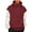 Wine, variant on Chiccall Men's Hoodies Half Zip Hooded Sweatshirts Casual Oversized Colorblock Mock Neck Pullover Tops with Pocket