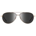 thumbnail image 2 of Ono's SUPERIOR Grey Plano Mirror Gold Tortoise POLARIZED Frame SUNGLASSES, 2 of 3