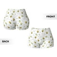 thumbnail image 5 of Vsdgher Bee print Workout Shorts for Women Seamless Soft Smooth Gym Yoga Scrunch Active Exercise Fitness Shorts, 5 of 8