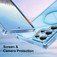 thumbnail image 6 of Casetego Phone Case for Galaxy S25 Ultra,Clear Magnetic Case,[Yellow Resistant] Slim Fit Shockproof Transparent Crystal Clear Magnetic Case for Samsung Galaxy S25 Ultra,Blue, 6 of 7