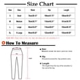 thumbnail image 6 of Mifsaly Wide Leg Pants for Women Women's High Waisted Striped Jeans Wide Leg Capri Denim Pants Large Cuff Detail Comfortable Relaxed Summer Cropped Trousers Versatile Casual Daily Wear M, 6 of 6