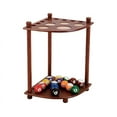 thumbnail image 2 of Billiards Accessories FR8 CHOCOLATE Floor Rack - 8 Cue CHOCOLATE, 2 of 2