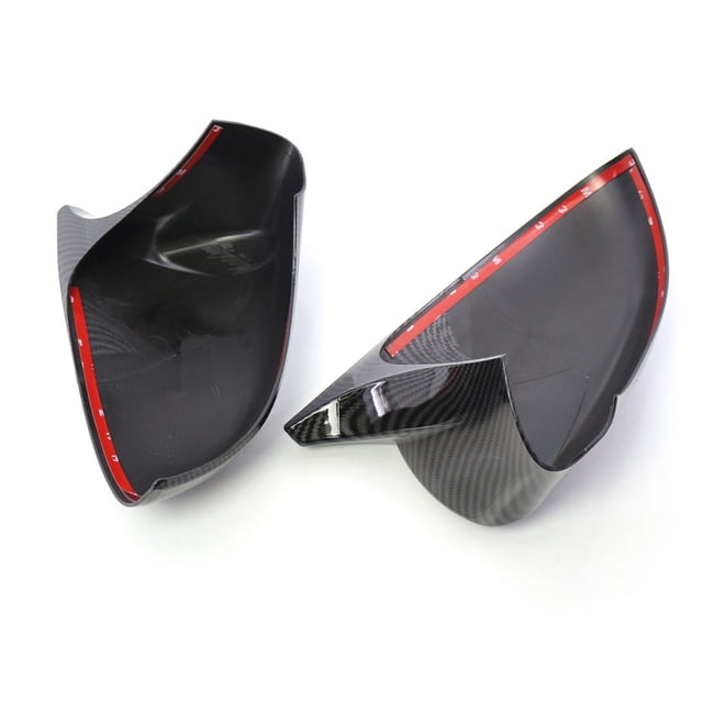 Kenally Paquete de 2 cubiertas de espejo lateral, accesorios mejorados negros, artesanía, copas retrovisoras, escudo, alerón de puerta, parte exterior Vehículos, repuestos y accesorios Mis Kenally VI015696-00