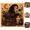 E, variant on Halloween Ghost Pearl Art DIY Kit, 3D Pearl Mosaic Craft Set, 6 Styles Haunted House Ghost, Skeleton, Witch & Owl Tree Canvas, DIY Fall Home Decor Wall Art, Beginner DIY Seasonal Party Gift C 1Pc