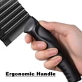 thumbnail image 5 of STAINLESS STEEL Wave French Fries Cutter Child Wave Knife Multifunctional Potato Cutter Wave French Fries Cutter Zigzag French Fries Cutter for Potatoes, Carrots, Waffles or, 5 of 5