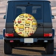 thumbnail image 3 of Kll Funny Construction Vehicles Tire Cover,Universal Wheel Tire Cover For Trailer, Rv, Suv, Truck,Camper And Many Vehicle,(17 Inch), 3 of 7