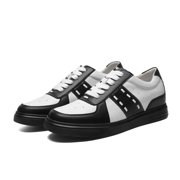 CMR CHAMARIPA Casual Men's Elevator Sneakers - Leather Tall Men Shoes 6 CM / 2.36 Inches