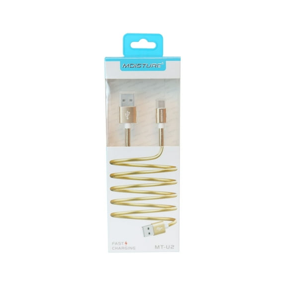 Reiko Wireless Moisture 2.6a Premium Full Hi-speed Data Cable in Gold