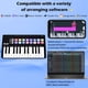 thumbnail image 4 of Teclado MIDI M-VAVE de 25 teclas y 16 almohadillas de batería retroiluminadas con batería, 4 of 9