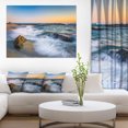 thumbnail image 1 of White Waves Crashing on Rocks - Seascape Canvas Art Print, 1 of 3