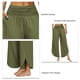 thumbnail image 5 of Pantalones de yoga para mujer, pantalones casuales anchos de cintura media para mujer, pantalones de pierna ancha de cintura media para mujer, diseñados para precisión, 5 of 6