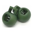 thumbnail image 2 of Naiovety 2 uds tapones de cordón interruptores de extremo de bloqueo hebillas coloridas botón de cierre Artesanía ejercito verde, 2 of 6