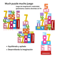 thumbnail image 3 of Juguete Didáctico Montessori De Números Y Letras De Madera Xtellar multicolor, 3 of 4