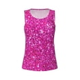 thumbnail image 5 of Goofa Rose Red Glitter Printed Womens Workout Tops for Women Sleeveless Yoga Shirts Athletic Running Tank Tops Sleeveless Gym Clothes Workout Apparel-Small, 5 of 9