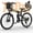 Black, variant on AIRWEST 26" Folding Electric Bike for Adults -Peak 750W Motor, 48V 374.4W Removable Battery, 7-Speed, Dual Suspension,Mountain E-Bike, UL2849